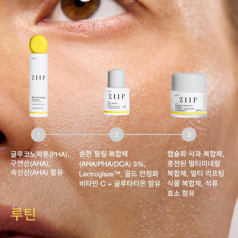 ZIIP HALO Glass Skin 루틴